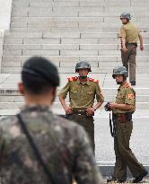 N. Korean soldier shot while defecting to S. Korea at border village