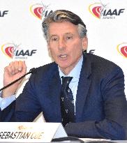 IAAF news conference on Russian doping