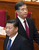 Xi Jinping and Wang Yang