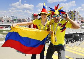 Football: Supporters at World Cup
