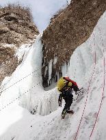 Rescue drill in eastern Japan mountains