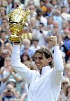 Nadal wins Wimbledon final