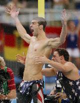 U.S. team win men's 4x100 meter freestyle relay