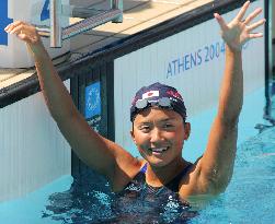 Nakamura advances to semis in 100m backstroke