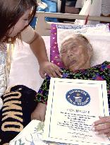 (3)Kamato Hongo, world's oldest person, dies at 116