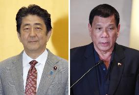 Abe to ask Duterte to repair ties with U.S.: gov't sources