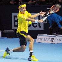 Nishikori advances to 2nd round of Swiss Indoors