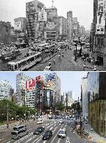 Scenes in Tokyo: then and now