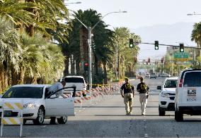 Aftermath of Las Vegas mass shooting