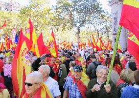 Protests against Catalonia independence