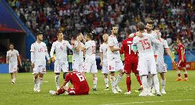 Football: Iran vs Spain at World Cup