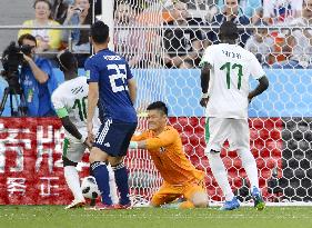 Football: Japan vs Senegal at World Cup