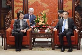 Chinese Premier Li, U.S. Transport Secretary Chao