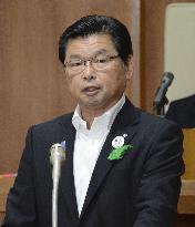 Abu mayor Norihiko Hanada