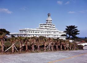 Resort hotel on Hachijo Island during 1970s