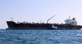 Oil tanker off southern Iran
