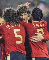 Spain beat S. Africa 2-0 in Confederations Cup