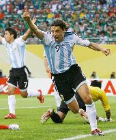 Argentina beat Mexico after extra time to advance to last 8