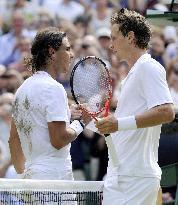 Nadal wins Wimbledon final