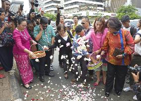 People mourn explosion attack victims in Jakarta