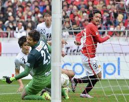 Soccer: Koroki at the double as Reds ease past Fukuoka