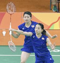 Japan, S. Korea face off in women's badminton doubles semifinal