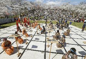 "Human chess" played in northeastern Japan city