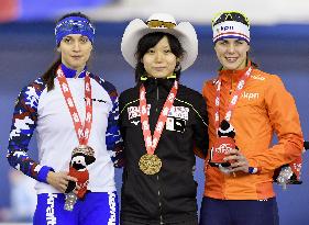 Japan's Takagi wins 1,500m at World Cup