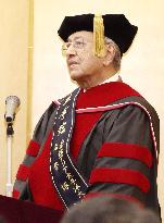 Malaysian PM Mahathir in Japan