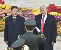 Trump and Xi in Beijing