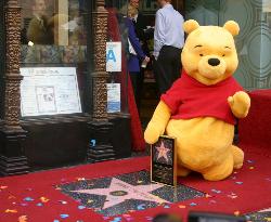 Winnie the Pooh awarded star on the Hollywood Walk of Fame