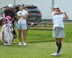 Miyazato, Ueda prepare for LPGA C'ship