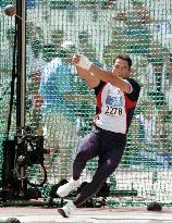 (1)Japan's Murofushi eases into hammer throw final