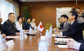 Japan, China hold defense minister talks in Tokyo