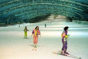(2) Indoor ski slope closes