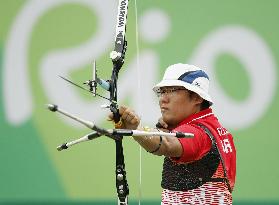 Japan's Furukawa at archery men's individual