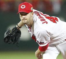 Baseball: Carp lefty Johnson bags Sawamura Award