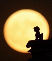 Supermoon lights up sky in Beijing