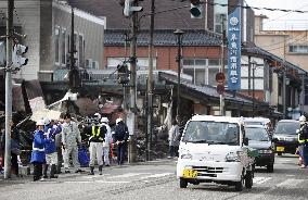 Main road of fire-hit Itoigawa opened