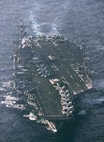 2 U.S. aircraft carriers leave Sea of Japan