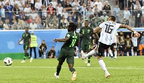 Football: Nigeria vs Argentina at World Cup