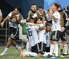 Football: Nigeria vs Argentina at World Cup