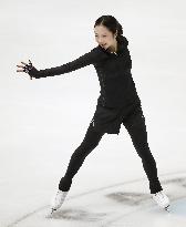 Figure skating: Marin Honda's practice for national c'ships