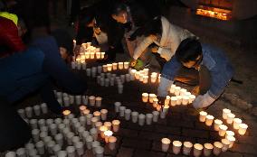 Event commemorating western Japan disaster