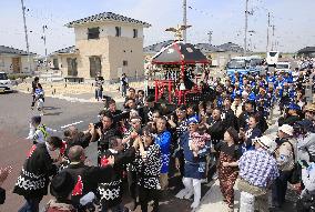 Recovery in 2011 tsunami-hit area in Japan