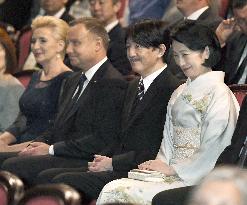 Japan's crown prince in Warsaw