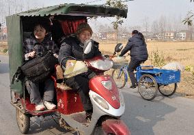 Returning home for the lunar New Year