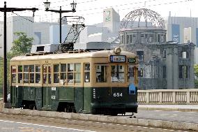 Streetcars that survived A-bomb retired