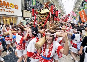 Girl power at Osaka summer festival