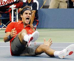 Federer wins 5th straight U.S. Open men's singles title